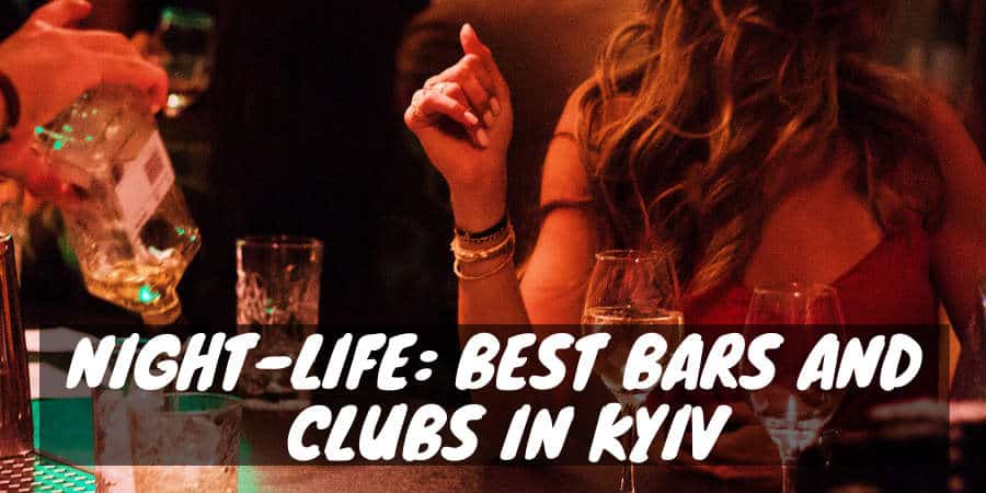 A crowded bar and nightlife scene in Kyiv